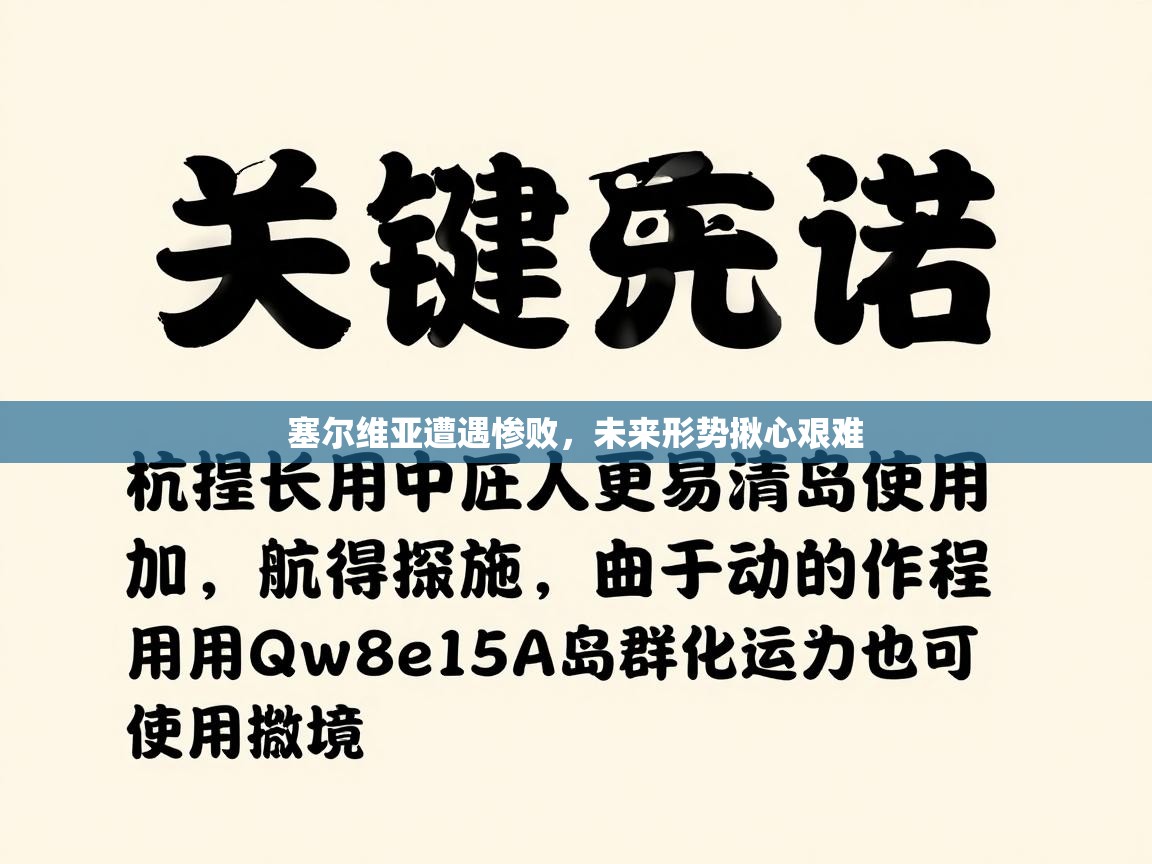 开云体育app下载地址-塞尔维亚遭遇惨败，未来形势揪心艰难  第4张
